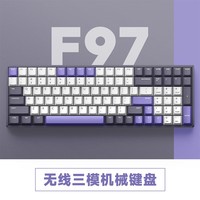 IQUNIX F97/OG80薄藤 机械键盘 三模热插拔客制化键盘 无线蓝牙游戏键盘电脑键盘 OG80薄藤-RGB版 TTC 金粉轴V2