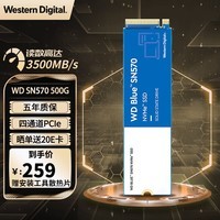 西部数据（WD） 蓝盘 SN570 M.2接口（NVMe协议）台式机笔记本高速游戏SSD固态硬盘 蓝盘 SN570 500G+16G U盘