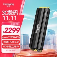 梵想（FANXIANG）2TB SSD固态硬盘 M.2接口NVMe协议PCIe 5.0 独立缓存高速游戏 S900PRO读速高达12000MB/s