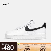 耐克（NIKE） 女子空军一号运动鞋 AIR FORCE 1 \'07 AF1 DD8959-103 38