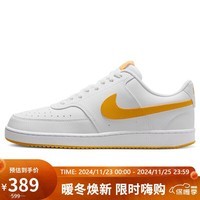 耐克NIKE板鞋男子复古缓震COURT VISION运动鞋HF1744-100白40