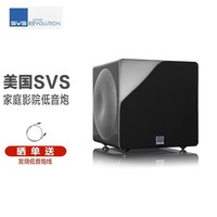 SVSOUNDSVSOUND美国SVS 3000MICRO 超重低音炮有源音响家用客厅家庭影院大功率双8寸密闭 黑色