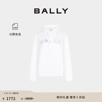 BALLY巴利24春夏白色棉质女士卫衣6307179 白色 L