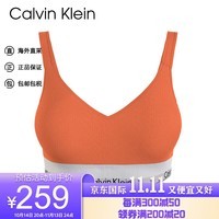 Calvin Klein CK 女士文胸 运动内衣 000QF5490E SAS橙色 M 