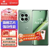 一加Ace 3 Pro 第三代骁龙 8 旗舰芯片 6100mAh 冰川电池 AI智能5g游戏手机 12GB+256GB 绿野素青 官方标配