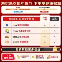 海尔(Haier)【重磅新品】全自动滚筒洗衣机12KG大容量懒人超薄家用 一级能效以旧换新 超越L50J1 家电换新补贴 12KG|滚筒 单洗
