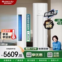 格力（GREE）云佳Pro  一级能效 变频冷暖 【冷酷外机】WiFi智控 动态节能 宽幅扫风 家用客厅柜机 云佳Pro 一级能效 2匹