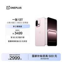 一加 13T 16GB+512GB 怦然粉 oppo 性能超强小直屏 骁龙 8 至尊版 6260mAh电池 智能游戏手机 国家补贴