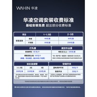 华凌空调1.5匹静音挂机 神机二代新一级效能变频 双排铜管AI省电 冷暖两用 居家租房卧室客厅 神机二代 大1.5匹 15-23㎡ 超省电大双排