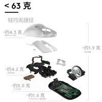 罗技（G）GPW二代金刚版无线鼠标双模游戏电竞鼠标狗屁王gpw2人体工学轻量化充电送男友礼物吃鸡神器DJ11 GPW二代-黑