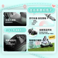 九号(Ninebot)【新品】电动轻便摩托车A2 60 长续航代步智能电轻摩9号【门店自提】 到门店选颜色
