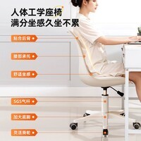 沐含玥电脑椅女生化妆椅电竞椅沙发椅椅子学习椅座椅人体工学椅升降转椅