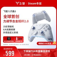 飞智八爪鱼5力反馈精英手柄 无线游戏手柄 力调节合金摇杆 switch2 类xbox蓝牙体感PC电脑NS平板Steam