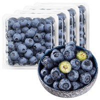 蓝莓 新鲜蓝梅 云南蓝莓【JD多地次日达】时令水果生鲜整箱 2斤装单果15-19mm净重100-125g*8盒