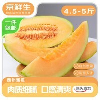 京鲜生海南西州蜜 净重4.5-5斤 2粒装单果2.3斤起  源头直发包邮