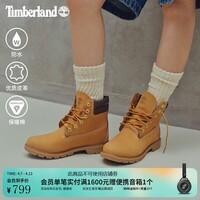 添柏岚（Timberland）官方踢不烂女鞋大黄靴舒适户外防水|A161G A161GW/小麦色 TB1 37.5 鞋内长：23.5CM