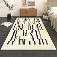 KAYE法式地毯客厅高级感轻奢床边毯简约家用沙发茶几毯子免洗卧室地毯 FYR-东方浪漫-04 50x140cm