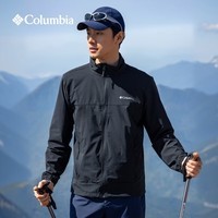 哥伦比亚(Columbia)2026春夏新品户外男子拒水防风软壳衣轻薄休闲运动立领外套WE5801 010-黑色 亚太修身版型 2XL (190/104A)