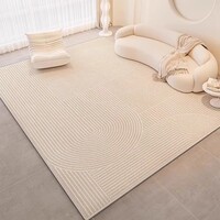 KAYE客厅地毯奶油风简约免洗卧室床边毯子轻奢高级感家用大面积茶几毯 SJR-巴卡伦-13 120x160 cm