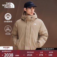 北面（The North Face）经典款羽绒服男Puffy550蓬鹅绒防泼溅保暖外套25秋冬上新|88R4 BOX/废土棕 L /175