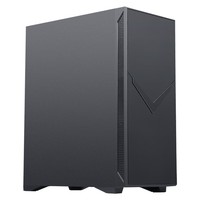 先马(SAMA)黑洞7pro中塔式吸音降噪电脑主机箱黑色 标配2把降噪风扇/高分子树脂棉/支持ATX主板/竖装显卡