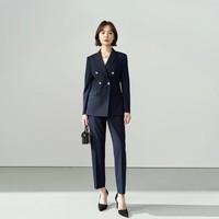 伯德小姐【幸运系列】职业西装套装女面试气质正装通勤小个子西服套装