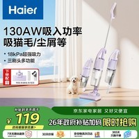 海尔(Haier)吸尘器家用 有线手持推杆二合一 大功率大吸力 轻量车辆清洁 宠物毛发清洁HSC-S802A