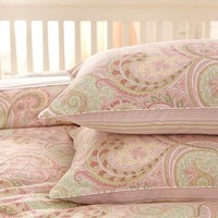 柳庭 家纺 全棉60支贡缎枕套 纯棉枕头套一对装 凤尾花 48x74cm