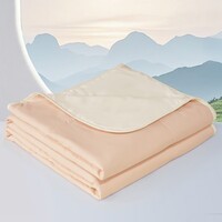 水星家纺出品百丽丝  抗菌十孔纤维夏被A类 茶茗抗菌十孔纤维夏被 150cm*210cm