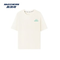 斯凯奇(Skechers)夏季男女情侣同款缤纷休闲系列透气半袖针织短袖T恤L226U080