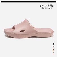 京喜指数 p某西夏季居家用浴室内防滑静音不臭脚情侣凉拖鞋男 浅粉色 37-38