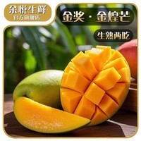 余悦海南金煌芒 新鲜现摘水仙大芒果当季青皮甜心芒水果送礼 5斤装-精选好果丨单果200-250g 净4.5斤