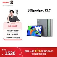 联想【国家补贴15%】小新平板Pad Pro第二代 12.7英寸学生平板电脑二合一官方旗舰店 8+256G 第二代 官方标配银色