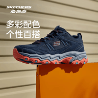 斯凯奇(Skechers)云野丨徒步鞋男女同款户外防护抓地耐磨运动跑步鞋鞋运动鞋 【女款】海军蓝色/珊瑚色/NVCL 35