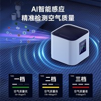 LEGUS智能空气净化器除甲醛负离子家用办公宿舍USB接口高颜值净化器环境空气质量检测AI智能净化 【智能款】AI智能净化+负离子+HEPA滤芯