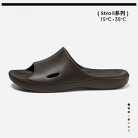 京喜指数 p某西夏季居家用浴室内防滑静音不臭脚情侣凉拖鞋男 咖啡色 44-45