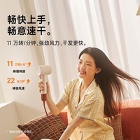 徕芬高速吹风机 SE 2+ 速干家用电吹风 负离子护发低噪音吹风筒 生日礼物 SE 2+米白橙