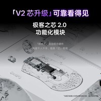 雷柏（Rapoo）VT9 V2版 中大手无线/有线双模游戏鼠标 轻量化PAW3950引擎三角洲行动fps吃鸡电竞 树莓粉
