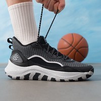 安德玛（Under Armour）男鞋 夏季新款运动鞋实战训练鞋轻质透气缓震场上比赛库里篮球鞋 3027626-001/库里/拍大一码 42.5