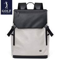 高尔夫（GOLF）双肩包男女百搭背包女休闲旅行学生书包防泼水出游背包【Q】 款式11-灰白配黑