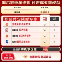海尔（Haier）超越滚筒洗烘套装 10KG 全自动洗衣机+双擎热泵烘干机 家电国家补贴京东自营 55J+55J