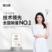 黑白调P2 Pro人体工学椅电脑椅办公椅人工力学座椅宿舍学习电竞椅子