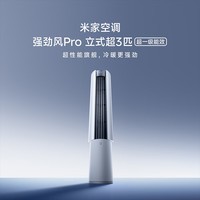 小米(MI)空调立式超3匹 强劲风pro 超一级能效 双排铜管25.5CC双杠压缩机 米家整机十年质保72LW-PL30/X2A1 3匹 强劲风Pro APF5.31 26款