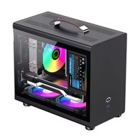 游戏帝国(GAMEMAX)Spark火种Mini手提电脑机箱/ITX塔式散热黑色Typc-C