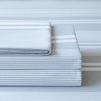 途波列A类全棉粗布床单席子加厚老粗布床单枕套纯棉软凉席子 JUM.云锦-浅灰 120x240cm单床单