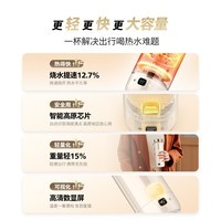 飞利浦(PHILIPS)烧水杯 保温杯 便携式烧水杯子 恒温电热水壶 旅行电加热水杯 男女士实用礼物 AWP3319 新品 0.4L 新品AWP3319【初雪白】