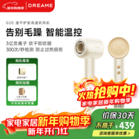 追觅韶光G20家用电吹风恒温速干吹风筒负离子高速护发无叶吹风机送礼礼物 星月白AHD7