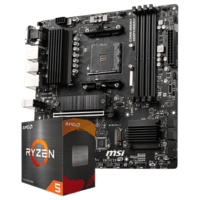 微星(MSI)(MSI)主板CPU套装B550M PRO-VDH DDR4+AMD 锐龙5 5600 板U套装