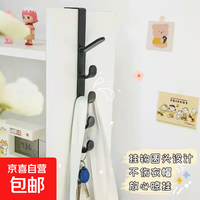【2单起发】功能五段无痕挂钩挂衣架免打孔门背式收纳置物挂架便携式衣帽钩家具配件 门后挂衣架随机1个【颜色随机】