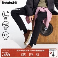 添柏岚(Timberland)官方男装长裤户外休闲卡其裤弹性修身|A2A49 A2A49001/黑色 30